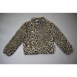 Kenzie Girl Teddy Cheetah Print Jacket‎ Size 10/12